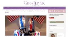 Desktop Screenshot of ginatepper.com